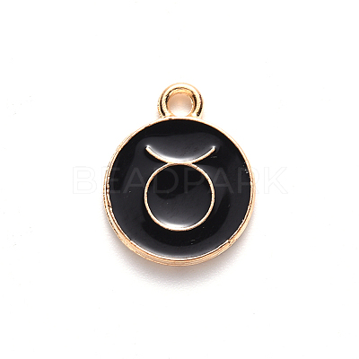 Alloy Enamel Pendants LS-ENAM-S124-01B-08C-1
