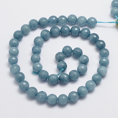 Natural Malaysia Jade Bead Strands X-G-A147-8mm-A01-1