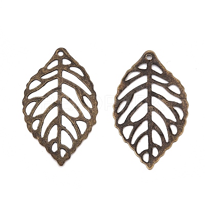 Iron Filigree Joiners Pendants IFIN-N011-08AB-1