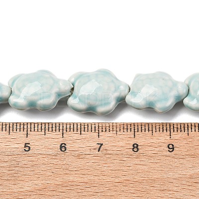 Handmade Porcelain Beads Strands LAMP-G140-02H-1