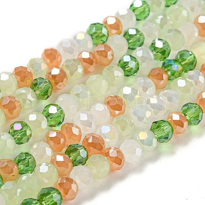 Glass Beads Strands EGLA-A034-M4mm-55-1