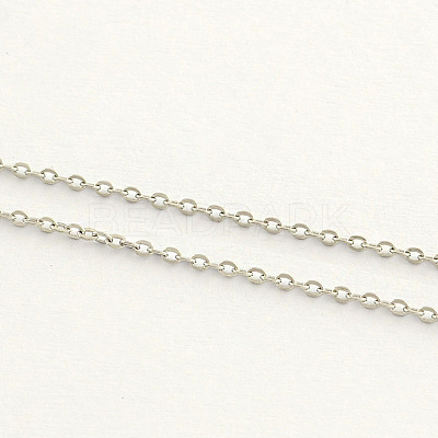 Tarnish Resistant 304 Stainless Steel Cable Chains CHS-Q001-15-1