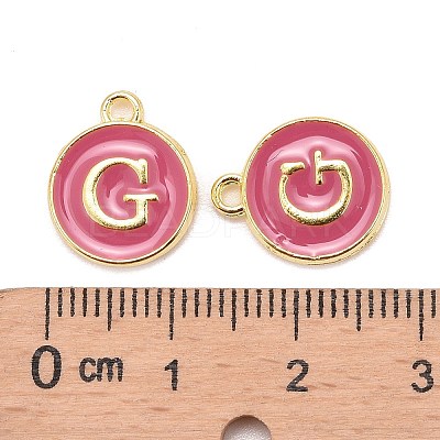 Golden Plated Alloy Enamel Charms LS-ENAM-S118-08G-1