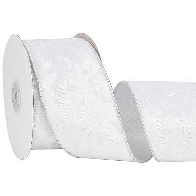 10 Yards Single Face Velvet Wired Ribbon SRIB-WH20020-023C-1