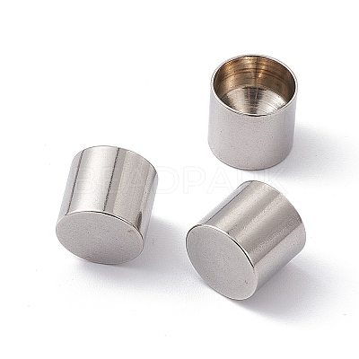 Tarnish Resistant 201 Stainless Steel Cord Ends X-STAS-G288-01H-P-1