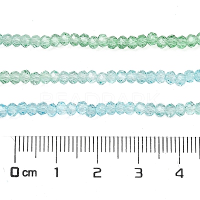 Transparent Painted Glass Beads Strands DGLA-A034-T1mm-A16-1
