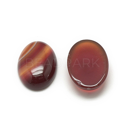 Natural Agate Cabochons G-R415-8x10-01-1