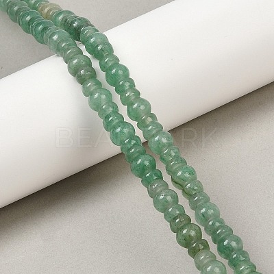 Natural Green Aventurine Beads Strands G-P595-B04-01-1