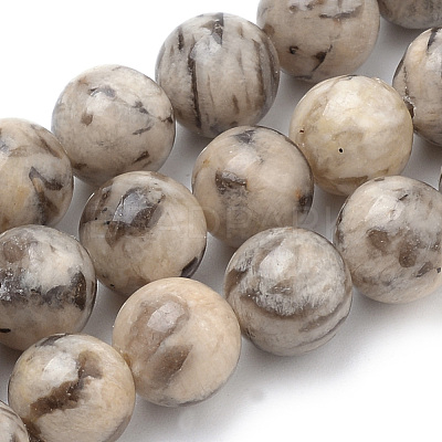 Natural Feldspar Beads Strands X-G-S259-26-10mm-1