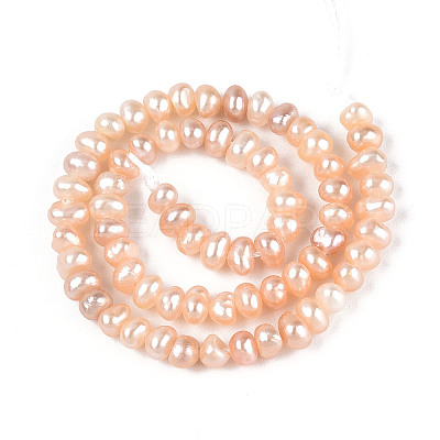 Natural Cultured Freshwater Pearl Beads Strands PEAR-N025-01C-1
