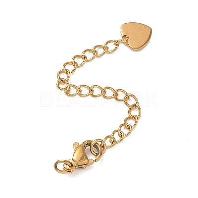 201 Stainless Steel Curb Chain Extender SA-CBA0FDA-01G-06-1
