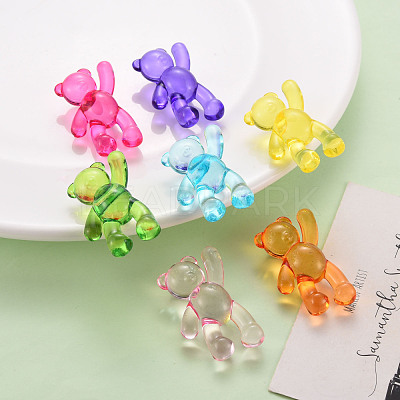 Transparent Acrylic Beads MACR-S373-01B-1