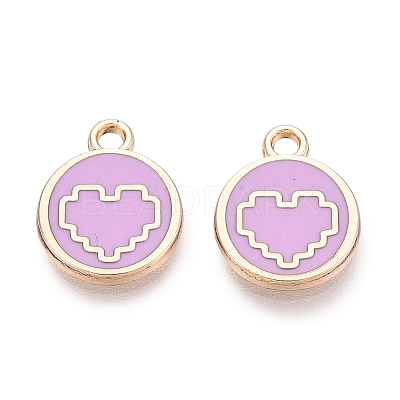 Alloy Enamel Pendants ENAM-Q002-01G-03-1