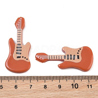 Musical Instrument Theme Resin Guitar Miniature Ornaments RE-CBA17C4-20B-1