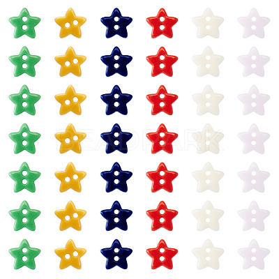 80Pcs 2-Hole Porcelain Buttons PORC-PJ0001-02B-1