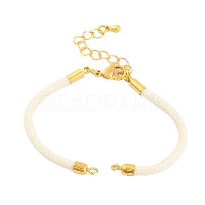 Nylon Cords Bracelet Makings Fit for Connector Charms AJEW-P116-02G-20-1
