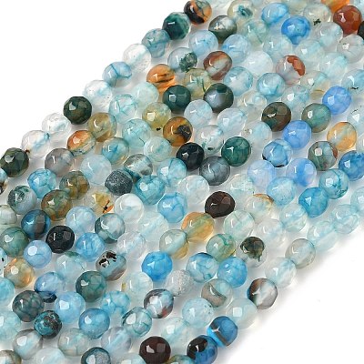 Natural Agate Beads Strands X-G-H302-A01-13-1