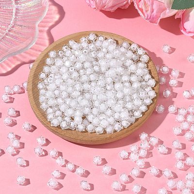 Transparent Acrylic Beads TACR-S112-8mm-01-1