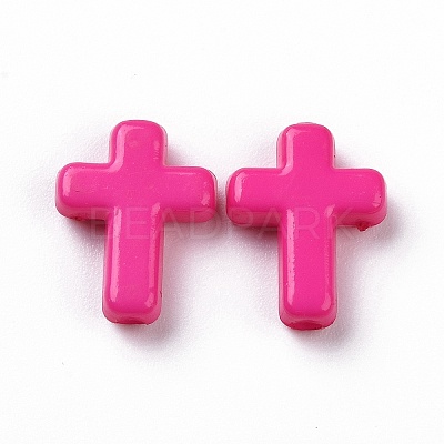 Opaque Acrylic Beads SACR-436-M-1