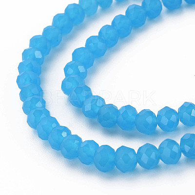 Glass Beads Strands EGLA-A044-J6mm-D09-1