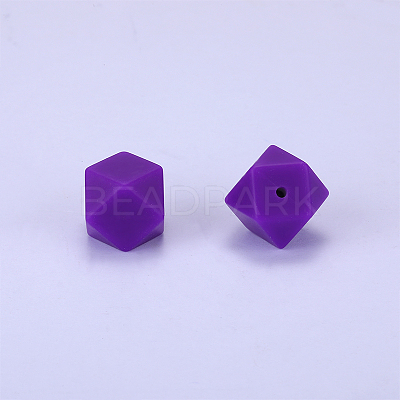 Hexagonal Silicone Beads SI-JX0019A-06-1