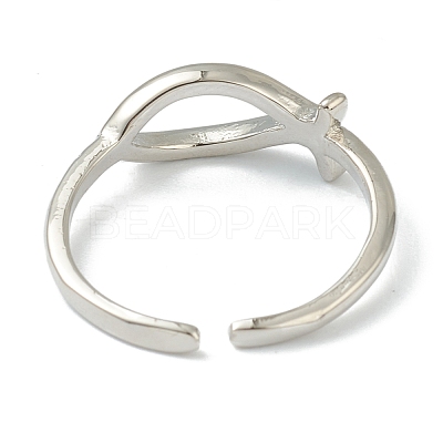 Brass Cuff Rings RJEW-L100-002-1