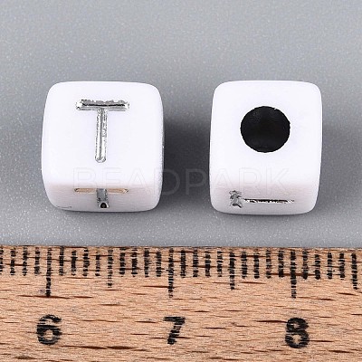 Opaque Acrylic Beads SACR-T035-03T-1