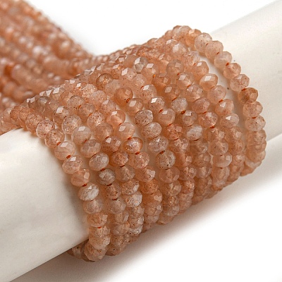 Natural Peach Moonstone Beads Strands LS-G-A097-C02-01-1