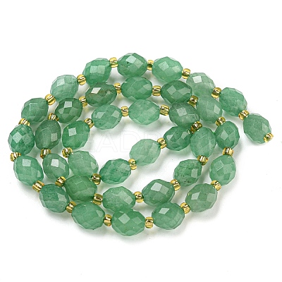 Natural Green Aventurine Beads Strands G-N342-42-1