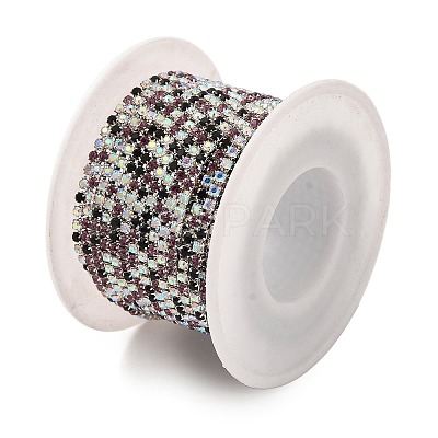 Rhinestone and Iron Cup Chain CH-A007-01E-1