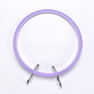 Ring Embroidery Plastic Hoops TOOL-WH0029-05B-1