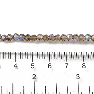 Electroplate Transparent Glass Beads Strands LS-EGLA-A035-T4mm-L16-1