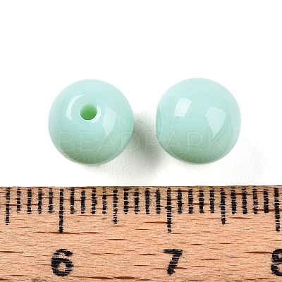 Opaque Solid Color Glass Beads LS-GLAA-N007-8mm-A12-1
