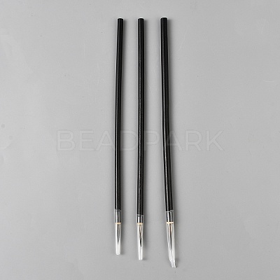 3Pcs Wood Chinese Calligraphy Brush OFST-WH0014-005C-1
