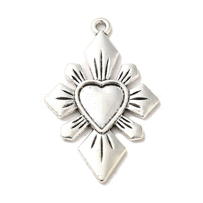 Tibetan Style Alloy Pendants PALLOY-M217-01H-AS-1