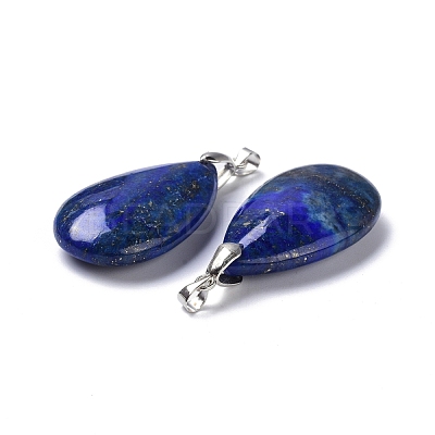 Natural Lapis Lazuli Pendants G-D084-01P-B01-1