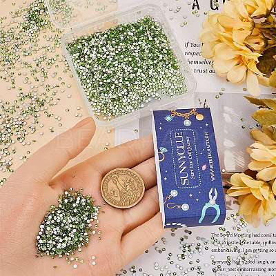 4 Bags Glass Flat Back Rhinestone RGLA-SC0001-06A-1