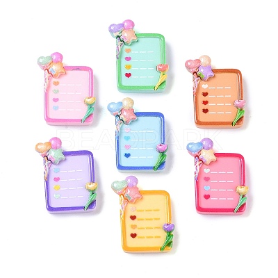 Opaque Resin Decoden Cabochons CRES-O002-01-1