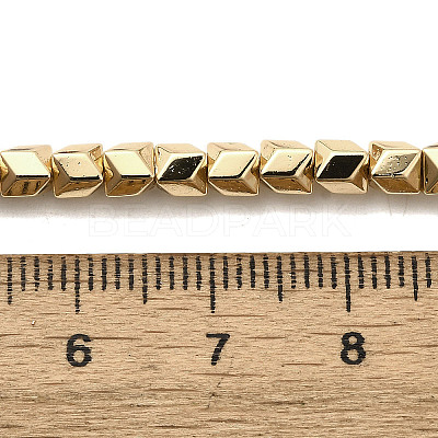 Electroplated Synthetic Non-magnetic Hematite Beads Strands G-L613-J01-01-1