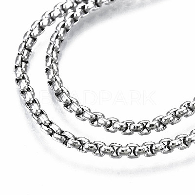Tarnish Resistant 304 Stainless Steel Venetian Chains CHS-S009-001-1