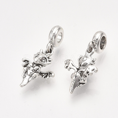 Alloy European Dangle Charms MPDL-S067-024AS-1