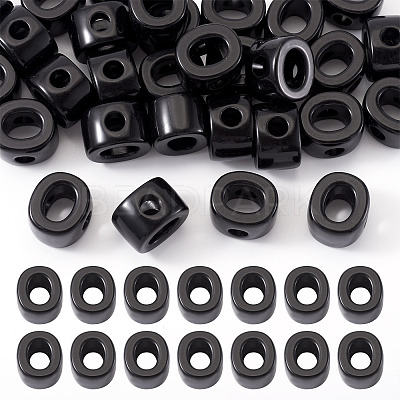 Acrylic European Beads OACR-TAC0013-14O-1