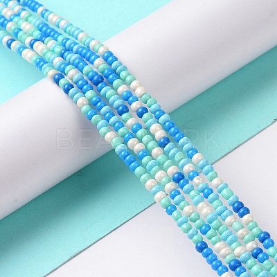 Glass Seed Bead Strands LAMP-B021-04L-1