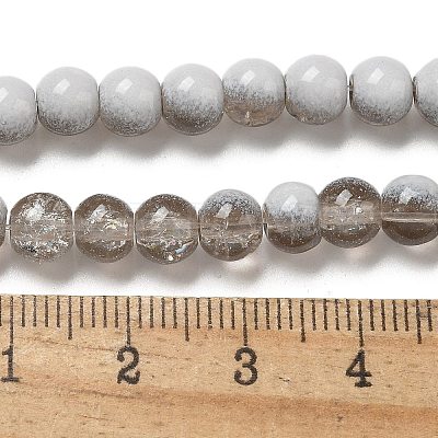Crackle Glass Beads X1-GLAA-U001-6mm-06-1