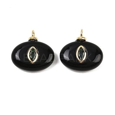 Natural Black Onyx(Dyed & Heated) Pendants KK-B157-42H-10-1