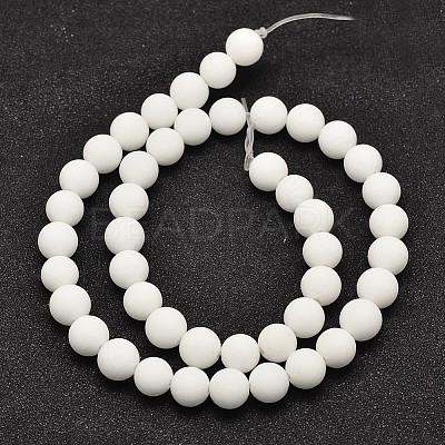 Natural Malaysia Jade Beads Strands X-G-A152-G-8mm-1