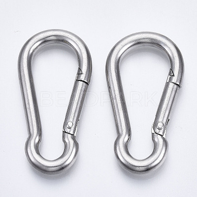 Tarnish Resistant 304 Stainless Steel Rock Climbing Carabiners X-STAS-N087-24B-01-1
