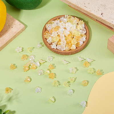 Acrylic Bead Caps OACR-TA0014-45D-1