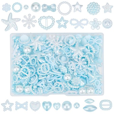 2 Bags Plastic Cabochons OHAR-GF0001-23-1