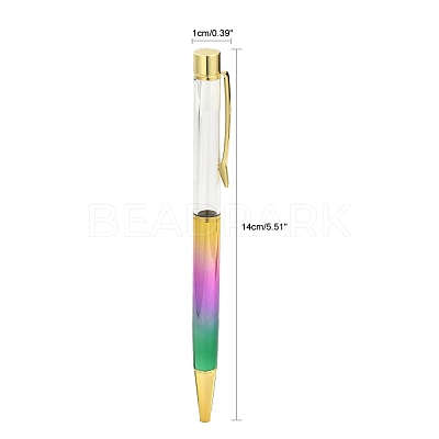 Creative Empty Tube Ballpoint Pens AJEW-L076-A01-1
